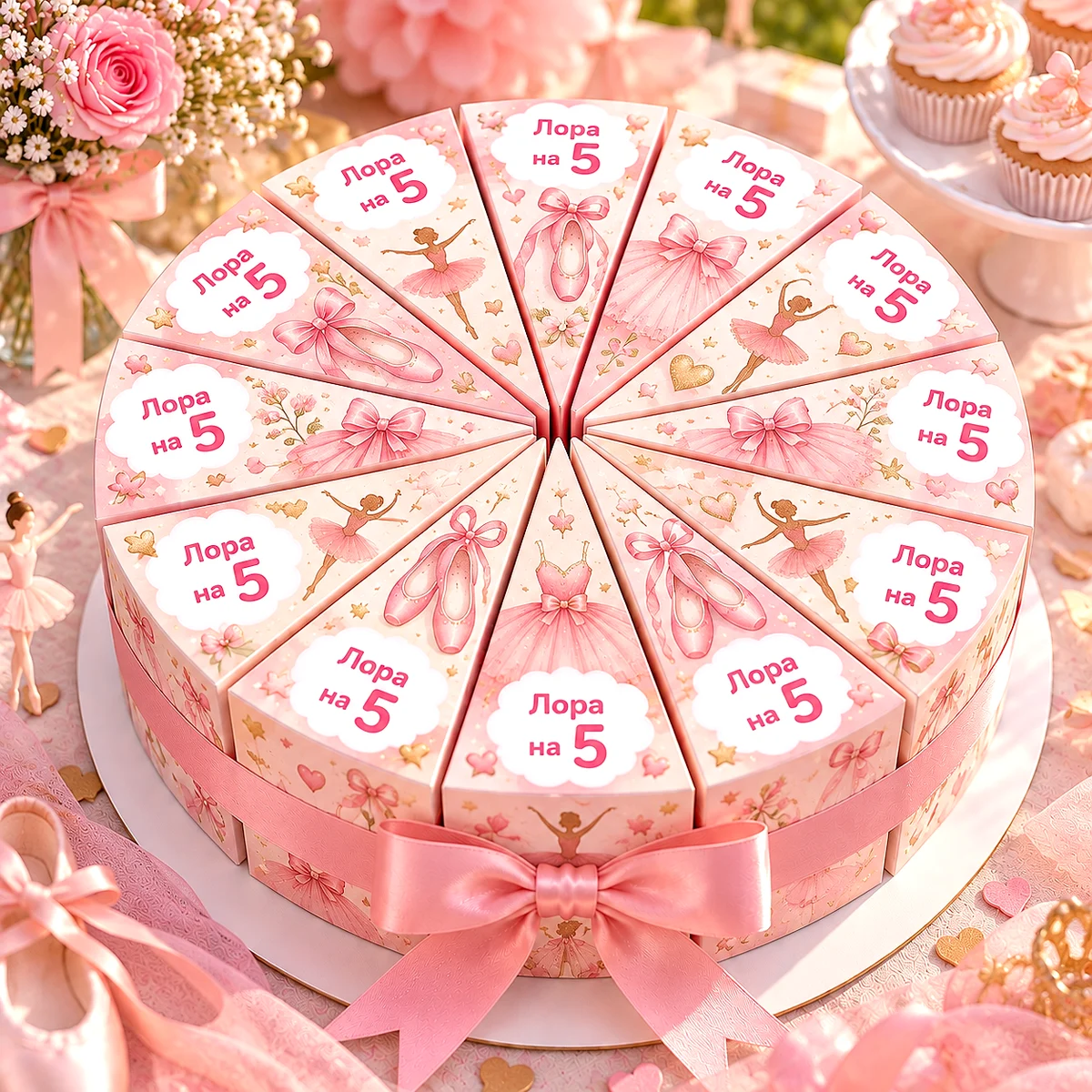 lumiart-cake-ballet-torta Lumi Cake „Балерини“: парче от хартиена торта - Image 1