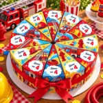 Lumi Cake „Пожарникари“: парче от хартиена торта