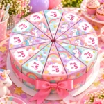 Lumi Cake „Еднорози“: парче от хартиена торта