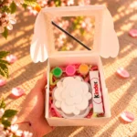 Кутийка LumiArt Birthday с гипсово цвете, бои, четка и шоколадче