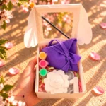 Кутийка LumiArt Creative с гипсово цвете, цифра, престилка, бои и четка